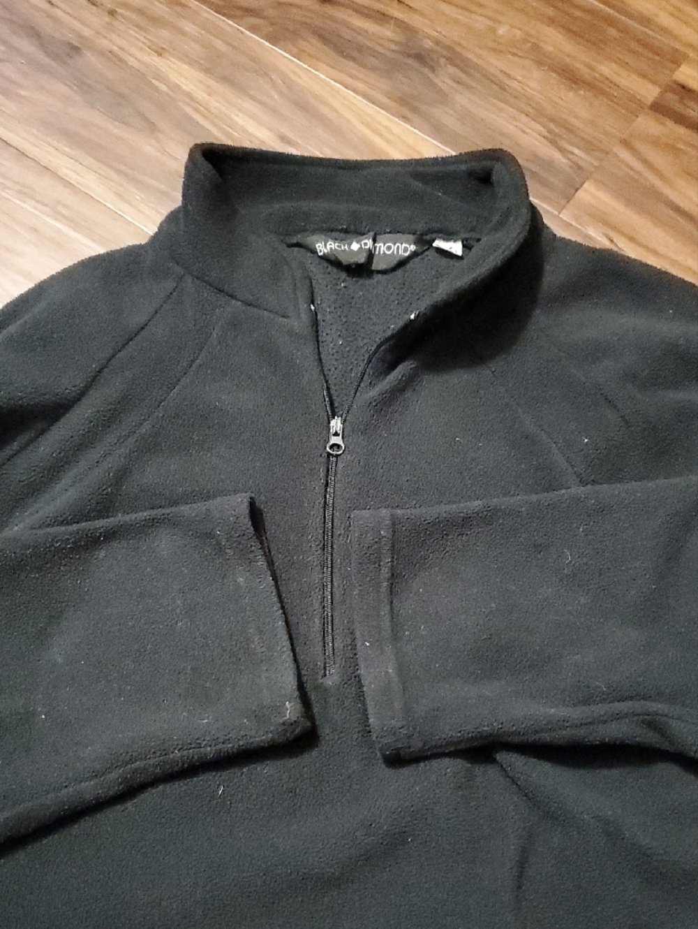 Black Diamond Women's Black Half-Zip Sweater - Picture 3 of 7